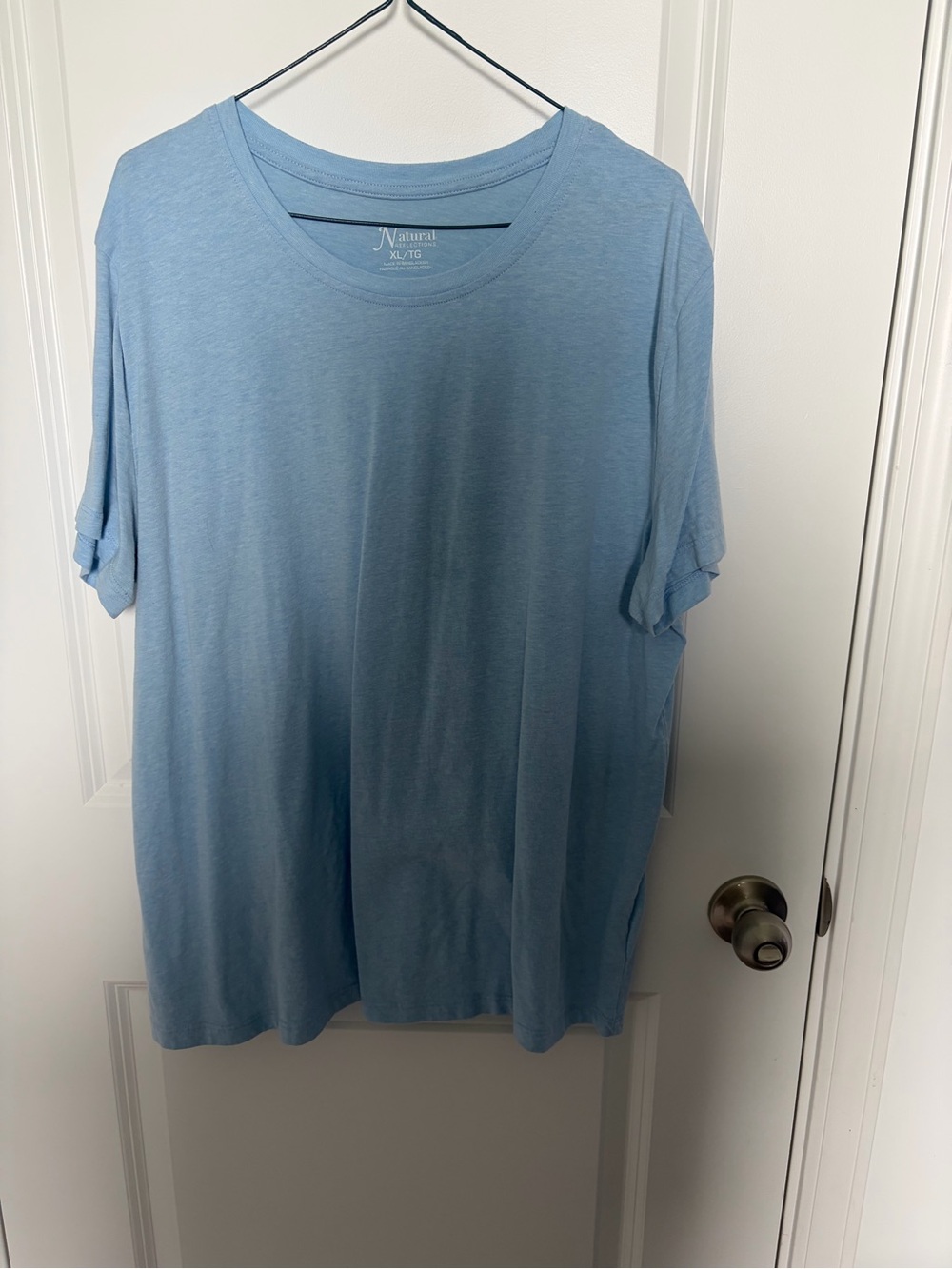 👚Natural Reflections Women’s Short Sleeve Tee in Light Blue